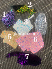 Black Sequin Prom Dress Short Birthday Outfit