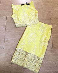 Sexy Lace Sheath Bodycon Homecoming Dresses Two Piece