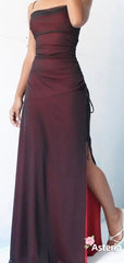 Sexy Mermaid Long Prom Dress Floor Length Party Gown, AST914