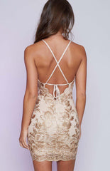 Sexy Sheath Sequins Mini Party Dress Homecoming Dress Graduation Dress  HD0115