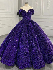Shiny Off the Shoulder Burgundy Purple Long Prom Dresses, Wine Red Purple Formal Evening Dresses
