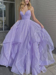 Sparkly Long Prom Dress,Formal Dresses,Dance Dress