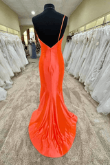 Simple Satin Long Prom Dresses Mermaid One Shoulder Summer Wedding Guest Dress