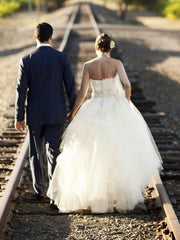 Spaghetti Straps Ivory Lace Wedding Dresses, Ivory Lace Formal Prom Dresses
