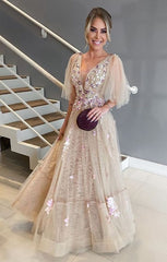Long Prom Dresses Fashion Dance Dress Winter Formal Dress 0948