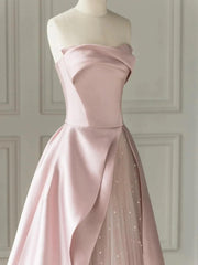 Elegant Strapless Formal Evening Dresses Long Event Party Dress