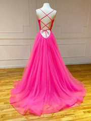 Stunning A-line chiffon thin shoulder strap collar sleeveless tight corset lace up back Prom Dresses
