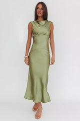 Stunning lined sleeveless scarf with adjustable neckline, shoulder straps and zippered sides Prom Dresses