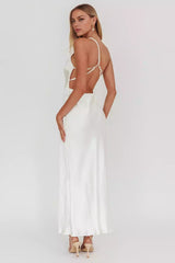 Stunning single shoulder back strap with adjustable straps and unlined side zippers Prom Dresses