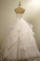 Stylish Halter Floor-Length Organza Wedding Dress With Appliques Beading  TN0080