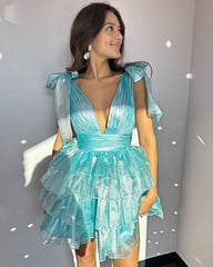 Sweet Organza Homecoming Dresses A-Line Celebrity Dress, AST1432