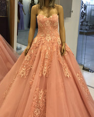 Sweetheart Quinceanera Dresses Tulle Ball Gown Lace Embroidery