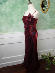 Purple Vintage Floral Embellished Sheath Gown Evening Dress HZ1024