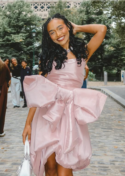 Chic Pink Strapless Bow Irregular Skirt Short Prom Dress Evening Gown HZ1024