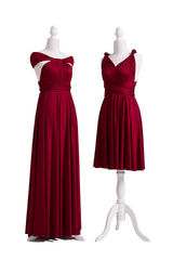 Off-the-Shoulder Convertible Long Bridesmaids Dresses