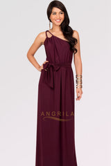 Elegant Sleeveless One-shoulder Bridesmaid Dresses