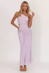 The super hot lining with a single shoulder waist hollow out side zipper makes the Prom Dresses look even more gorgeous