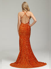 Joy Pretty Trumpt Sequin Prom Dress
