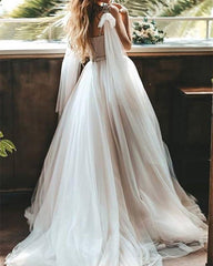 Tulle Princess Wedding Dress Sweetheart Corset Pearl Beaded