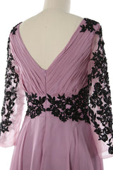Formal Gown V Neck Long Sleeve Mother of The Brides Dress