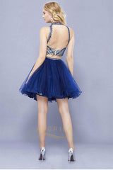 Princess Two-Piece Beading Short Formal Cocktail Dresses