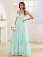Empire Chiffon Tiered Skirt Max Bohemian Dresses Minty Cloud