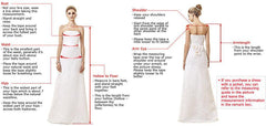 V-neck A-line Floor Length Tulle Wedding Dress With Beading Long Sleeves TN0015