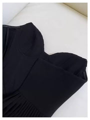 Elegant A line Spaghetti Straps Black Chiffon Sleeveless Long Evening Party Gowns Evening Formal Dresses Prom Dress W926