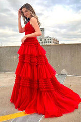 Wholesale Sexy Daffodil A-Line Doric Sweetheart Long Prom Dress prom dresses with long sleeves