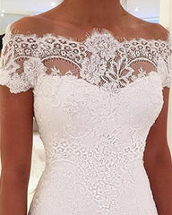 Mermaid Wedding Dress Lace Off Shoulder