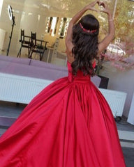 Sweetheart Corset Wedding Dress Satin Ball Gown
