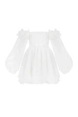 Weitese Dress Short Wedding Dress Elegant Dress Off Shoulder A-line Reception Dress Engagement Dress Bride Dress