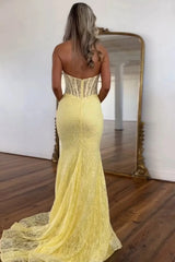 White Lace Halter Mermaid Long Prom Dress