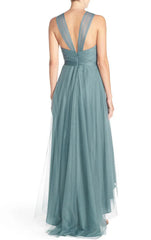 Straps Tulle Bridesmaid Dress Prom Dress