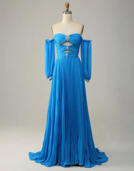 Wholesale Elegant A-Line Court Train Prom Dress With Detachable Sleeves prom dresses shops
