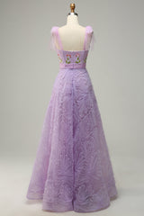 A-Line Light Green Tulle Prom Dress