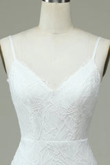 Aimishang Ivory Mermaid Lace Backless Wedding Dress