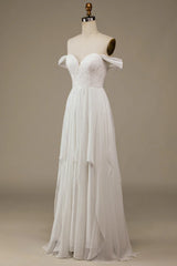 Ivory Bohemian Snow Spinning Asymmetric Lace Wedding Dress