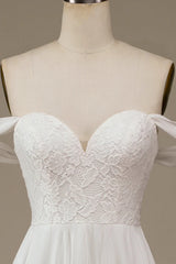 Ivory Bohemian Snow Spinning Asymmetric Lace Wedding Dress