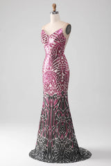 Wholesale Purple Sparkly Stylish Mermaid Backless Long Corset Prom Dress prom dresses with long sleeves