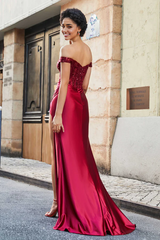Aimishang Fashion Evening Dress Pleated Stretch Corset Bodice Satin Gown Prom Dresses
