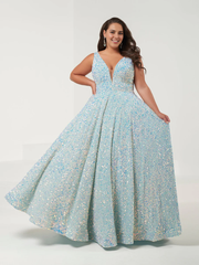 Aimishang Elegant Fall Wedding Guest Dress November Plus Size Velvet Sequin A-line Gown Evening Dress