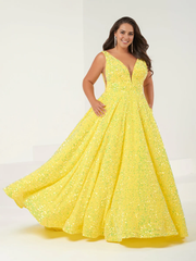 Aimishang Elegant Fall Wedding Guest Dress November Plus Size Velvet Sequin A-line Gown Evening Dress