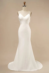 Lotus edge fishtail bohemian and ground length wedding dress