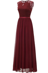 Navy Lace Formal Party Dress