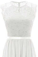 Navy Lace Formal Party Dress