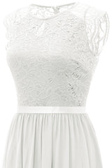 Navy Lace Formal Party Dress