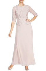 Alex Evenings AE112318 Long Mother of the Bride Dress