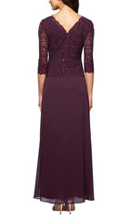 Alex Evenings AE112318 Long Mother of the Bride Dress