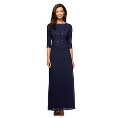 Alex Evenings AE112318 Long Mother of the Bride Dress